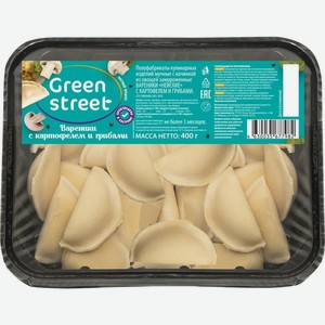Вареники <Green Street> с картофелем и грибами 400г лоток Россия