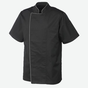 METRO PROFESSIONAL Куртка повара короткий рукав черная, XL Китай