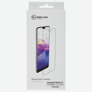 Защитное стекло Redline черный для Huawei Nova 3i (УТ000017128)