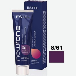 Оттеночный бальзам Estel Professional NEWTONE маска для тонирования волос 8/61 светло-русый фиолетово-пепельный 60 мл