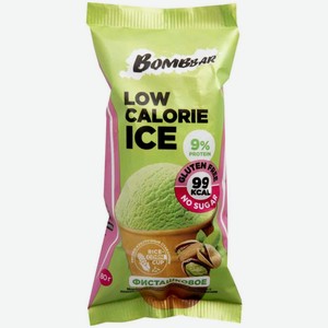 Мороженое протеиновое Bombbar со вкусом фисташки в вафельном стаканчике 80 г