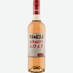 Вино PANIZA Паница Гарнача сортовое ординарное роз. сух., Испания, 0.75 L