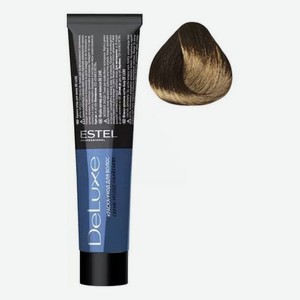 Краска-уход для волос De Luxe 60мл: 5/70 Cветлый шатен коричневый для седины