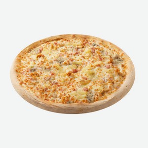 Пицца С ананасом и беконом с сырным бортом на традиционном тесте 35 см