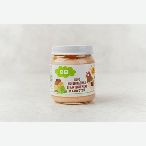 Пюре из цыпленка с картофелем и капустой 100 г