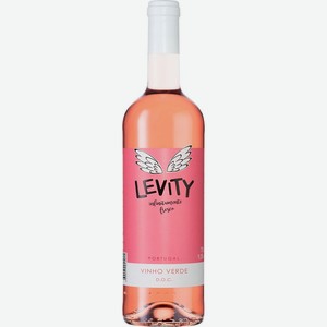 Вино LEVITY Винью Верде DOC ординар. роз. п/сух., Португалия, 0.75 L