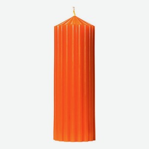 Свеча декоративная фактурная Оранжевая: свеча 620г