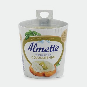 Сыр творожный ALMETTE с халапеньо, 150 г