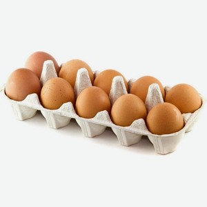 Яйца ЩЕДРЫЙ ГОД куриные пищевые столовые С1 10шт