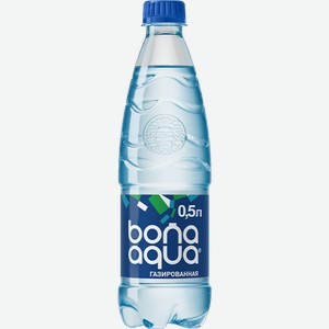 Вода Bona Aqua питьевая газированная 500мл