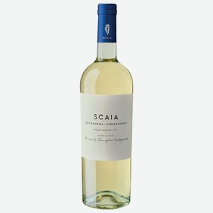 Вино Scaia Garganega Chardonnay белое полусухое, 0.75л Италия