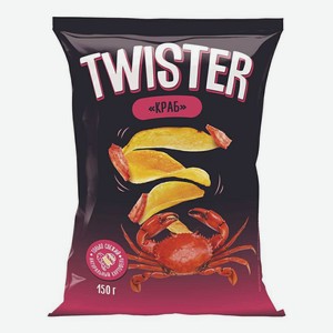 Картофель хрустящий Twister Краб, 150 г