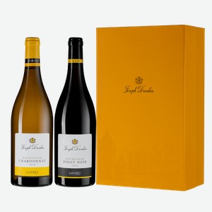 Вино в подарочном наборе Joseph Drouhin: Laforet Bourgogne Chardonnay, Pinot Noir 0.75 л.