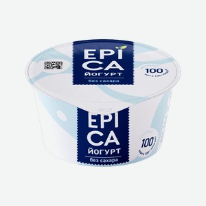 Йогурт Epica натуральный 6.0%, 0.13 кг