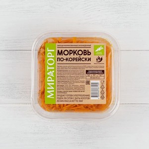 Морковь по-корейски 0.3 кг Мираторг Россия