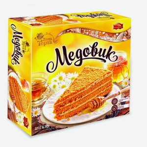 Торт Медовик 0.63 кг Черёмушки