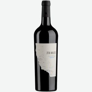 Вино 770 Миль Зинфандель красное сухое 13% 0.75л Франция