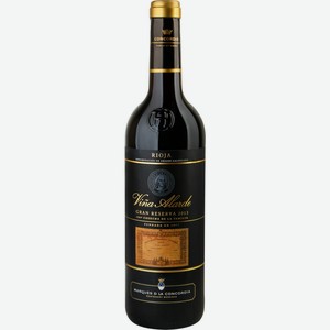 Вино EXCLUSIVE ALCOHOL DOCa Риоха Гран Резерва кр. сух., Испания, 0.75 L