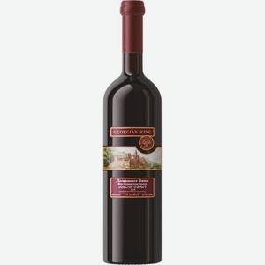 Вино GEORGIAN WINE Домашнее Вино кр. сух., Грузия, 0.7 L