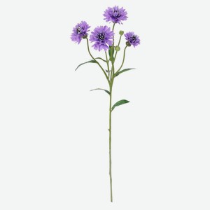 Цветок искусственный Василек, 61,5 см