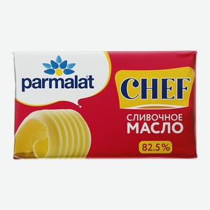 Масло сладко-сливочное несоленое 82,5% Parmalat Chef 0.18 кг