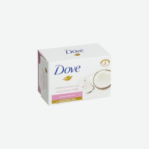 Крем-мыло Кокосовое молочко/Лепестки жасмина Dove, 0.135 кг