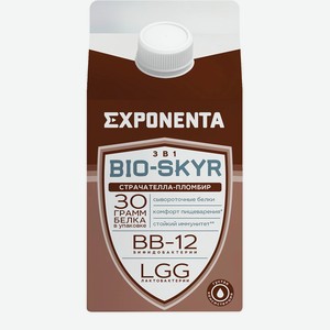 Напиток кисломолочный EXPONENTA BIO-SKYR страчателла-пломбир Беларусь, 0.5 кг