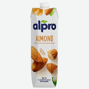 Напиток миндальный ультрапастеризованный 1,1% Alpro 1л, 1.013 кг