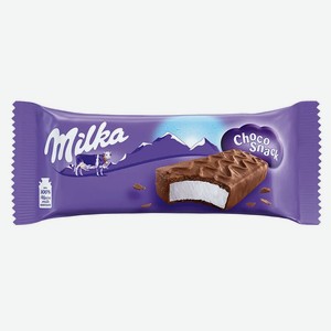 Пирожное бисквитное с кремом Шоколадный перекус Milka 0.029 кг