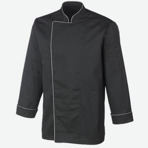 METRO PROFESSIONAL Куртка повара длинный рукав черная, XXL Китай