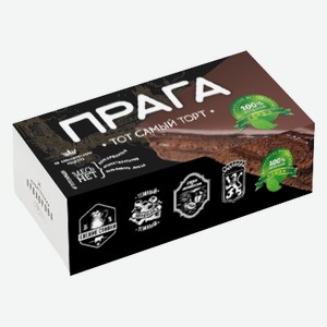 Торт Прага 0.07 кг Кондитерская Прохорова