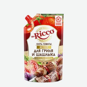 Кетчуп Mr. Ricco Для Гриля и шашлыка 0.35 кг