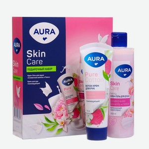 Aura Skin Care женский подарочный набор (гель для душа + крем для рук)