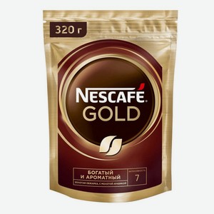 Кофе растворимый NESCAFЕ Gold 320гр пакет