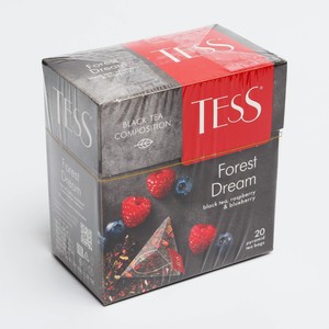 Чай черный TESS Forest Dream, 20 пирамидок*1,8 г