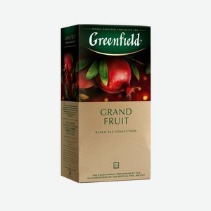 Чай черный GREENFIELD Grand Fruit, 25 пакетиков*1,5 г