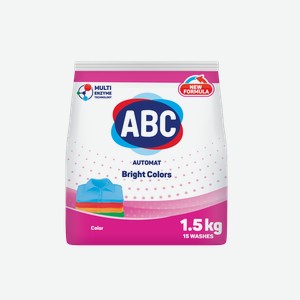 Стиральный порошок ABC для цветного белья 1,5кг