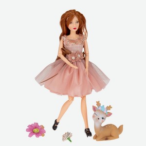 Кукла Emily Эмили с олененком серия «Ванильное небо» 28 см