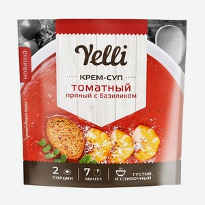 Крем-суп томатный пряный с базиликом Yelli 0.075 кг