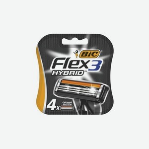 Сменные кассеты BIC Flex3 Hybrid, 4 шт