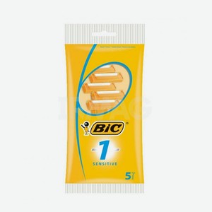 Станок для бритья одноразовый Bic 1 Sensitive для чувствительной кожи, 5 шт