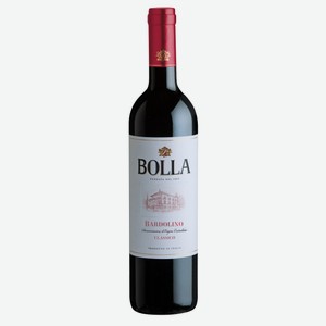 Вино Болла Бардолино Классико, красное сухое, 13%, 0.75л, Италия