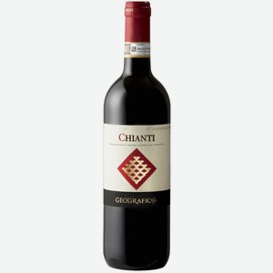 Вино Кьянти Джеографико, красное сухое, 13%, 0.75л, Италия