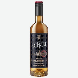 Виски ХалфФулл, 40%, 0.5л, Литва