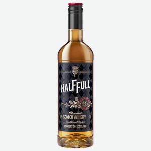 Виски ХалфФулл, 40%, 0.7л, Литва