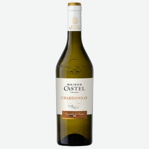 Вино Шардоне Мэзон Кастель, белое сухое, 12.5%, 0.75л, Франция
