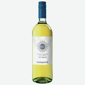 Вино Пино Гриджо делле Венеция Джеографико, белое сухое, 12%, 0.75л, Италия