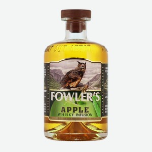 Виски Фоулерс яблоко на основе виски, 35%, 0.5л, Россия