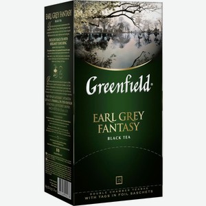 Чай черный GREENFIELD Earl Grey fantasy 25 пак х 2 г