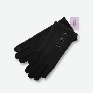 Женские перчатки Atto текстиль с декором M